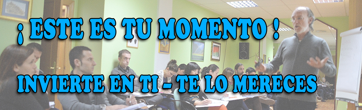 Imagen con texto "Este es tu momento"